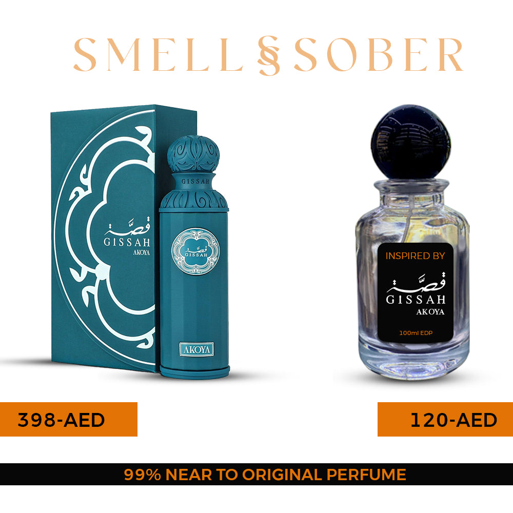 120ml Bottle of Gissah Akoya | Smell Sober