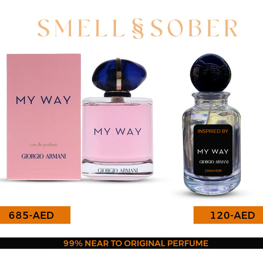 SMELLSOBER My Way – Inspired by GIORGIO ARMANI (95% Similarity) | 100ml EDP