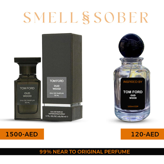 120ml Bottle of Oud Wood by Tomford | Smell Sober