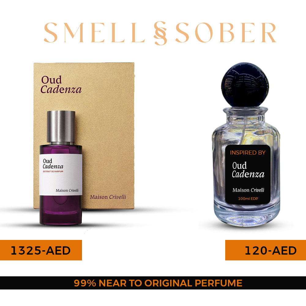 120ml Bottle of Oud Cadenza by Maison Crevelli